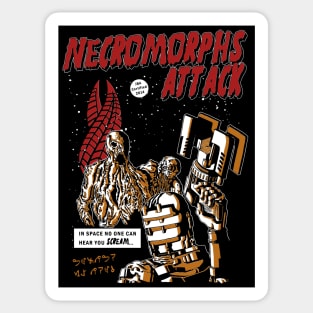 Necromorphs Attack Sticker